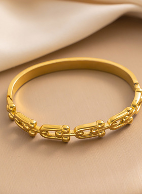 XKDDCT手镯女钛钢欧美不掉色不锈