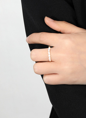 XKDDCT新款韩国冷淡风淡水珍珠