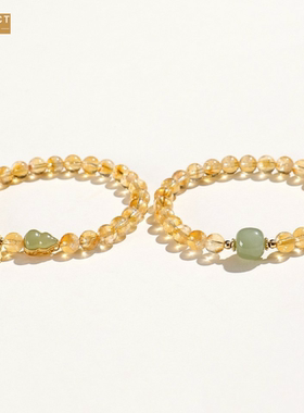 XKDDCT石仿塔晶福禄吊牌手链钰新