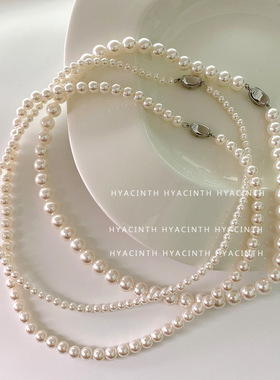 XKDDCTfever同款简约珍珠项链春