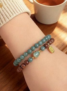 XKDDCT新款双圈串珠手链女款文