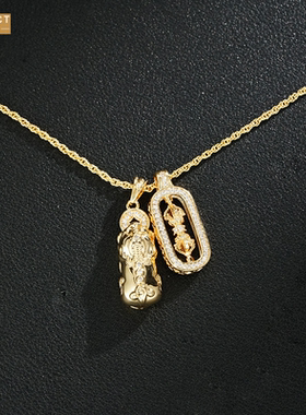 XKDDCT新中式古法工艺金刚杵吊坠