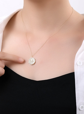 XKDDCT恶魔之眼彩色锆石小吊坠项