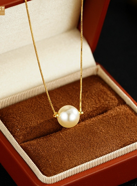 XKDDCT小众设计单颗珠珠吊坠简约