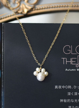 XKDDCT天然淡水珍珠小猫爪简约轻