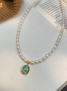 XKDDCT淡水珍珠幻境吊坠项链女法
