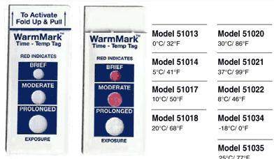 Warmmark温度标签冷链医疗疫苗物流记录美国原装进口不可逆时间贴,淘宝优惠券,粉丝福利购,淘宝优惠卷