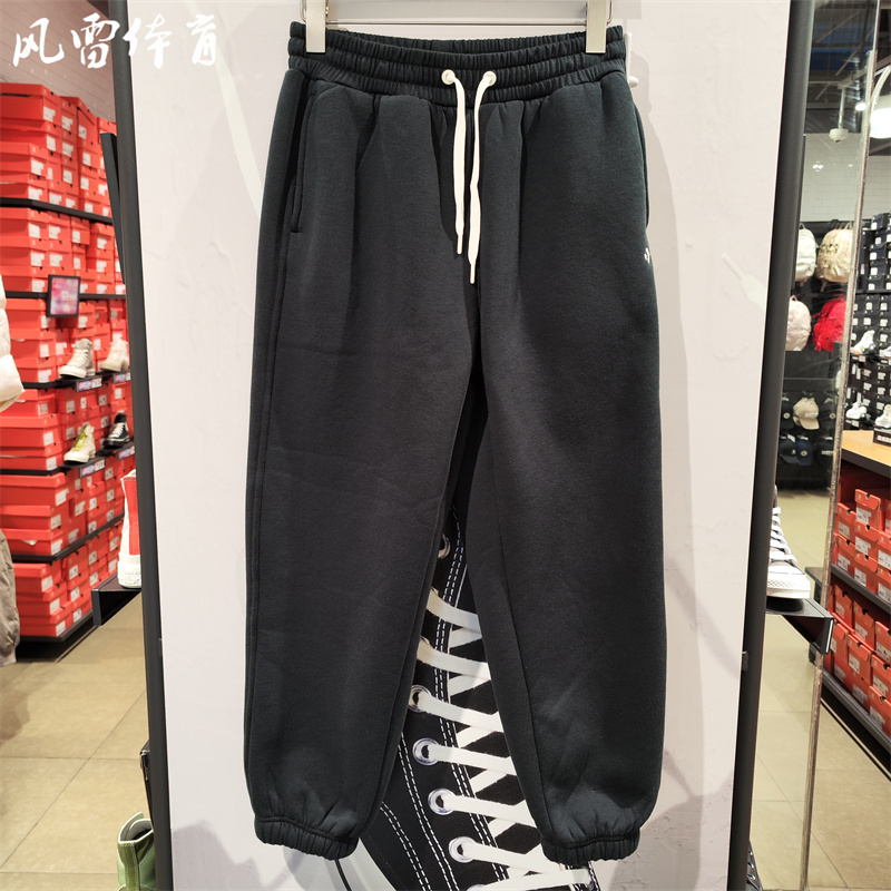 【风雷】匡威加厚暖暖裤冬季男加绒运动裤束脚针织长裤10027003 - 图2