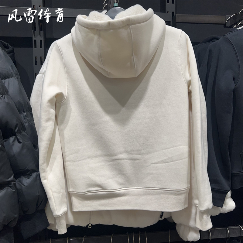 【风雷】CONVERSE匡威 新款女简约复古连帽卫衣保暖外套10027936 - 图3