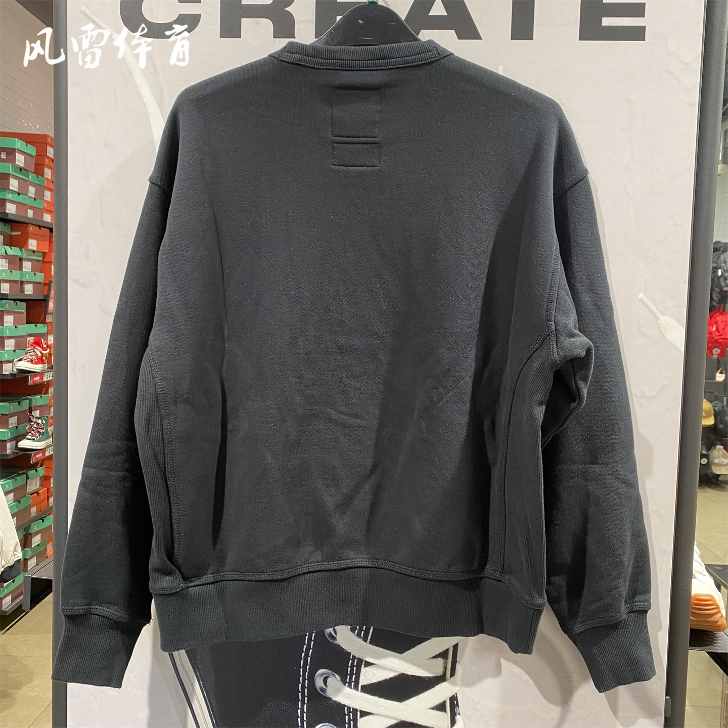 【风雷】CONVERSE匡威 男女情侣款新款针织套衫圆领卫衣10025916,淘宝优惠券,粉丝福利购,淘宝优惠卷