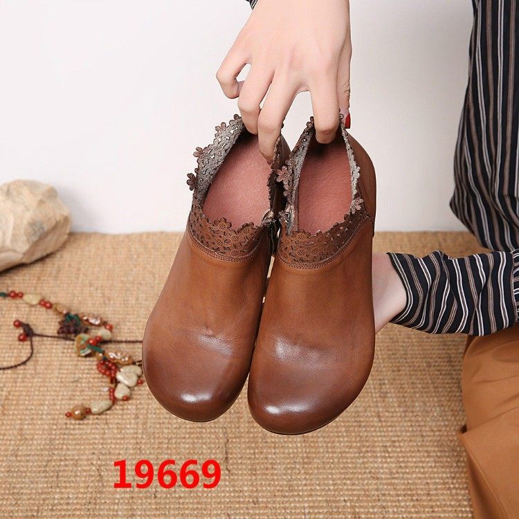 669木森鸟复古风黑色春秋粗跟蕾丝边妈妈鞋软底中年深口单鞋,淘宝优惠券,粉丝福利购,淘宝优惠卷