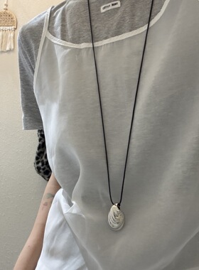 韩国博主同款设计感长款爱心吊坠项链爆款锁骨链气质高级感颈链女