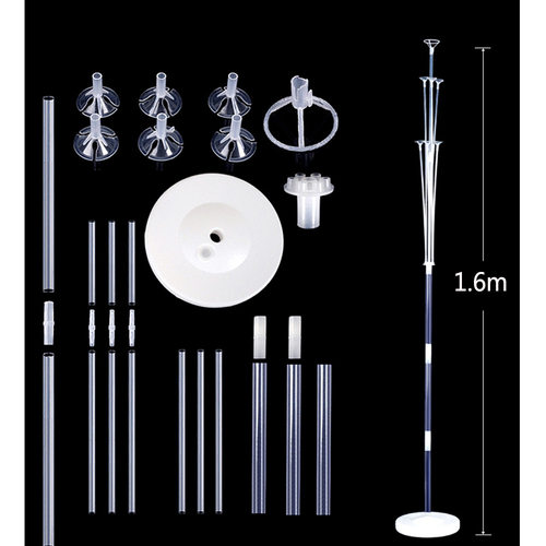 气球支架桌摆落地装饰生日派对立柱路引婚庆地飘婚房装饰场景布置 - 图3