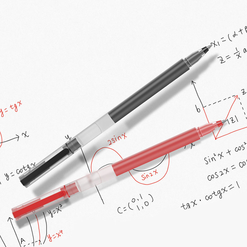 小米巨能写中性笔 10支装 0.5mm商务办公学生中性笔会议笔-图2