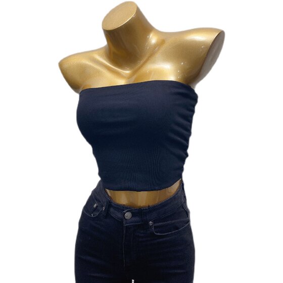 JU is sexy! High-end color series 4 colors, double-layer elasticity to show your figure, hot girl short top, vest and tube top
