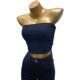 JU is sexy! High-end color series 4 colors, double-layer elasticity to show your figure, hot girl short top, vest and tube top