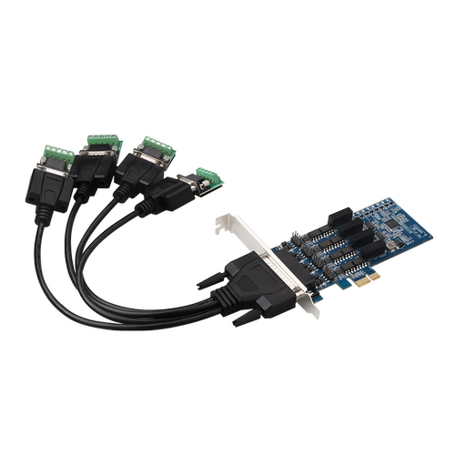 DIEWU 工业级 PCIE2口4口 RS485/422光电隔离串口扩展卡二级防雷 - 图3