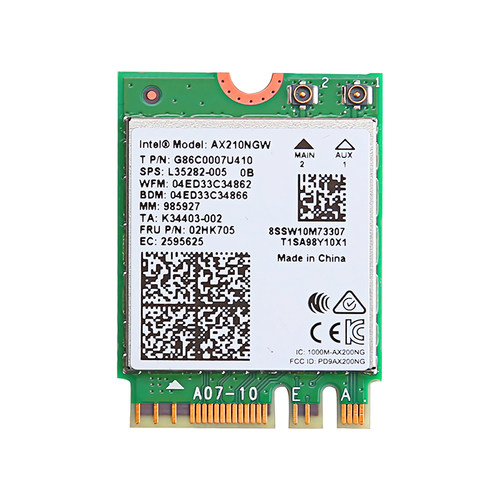 AX210无线网卡芯片模块WiFi6蓝牙5.3 5.4台式机电脑内置免驱千兆wifi7笔记本 5400M 三频台式机m.2网卡芯片 - 图3