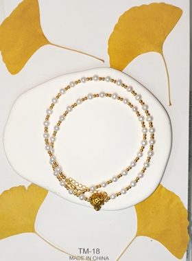 万迪男士珍珠项链中古百搭时尚