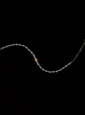 仲秋月 羽黄金天然淡水珍珠手链 中秋节气质百搭轻奢精致优雅H005