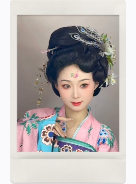 三尾金丝凤小清新很仙古风头饰嫦娥奔月同款偏凤水灵珠凤可调造型