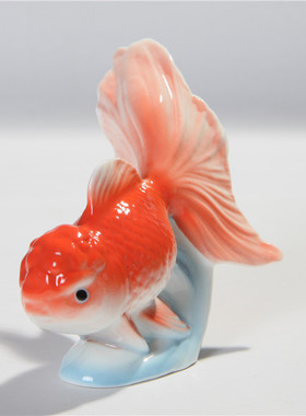 陶瓷情侣婚礼新房鱼缸装饰品包邮