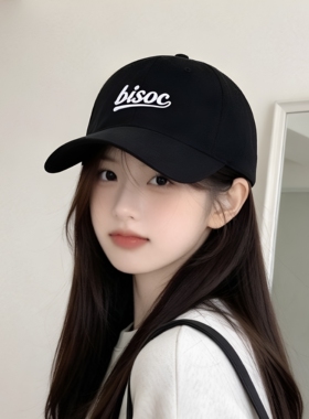 大头围磨毛帽子女字母刺绣棒球帽