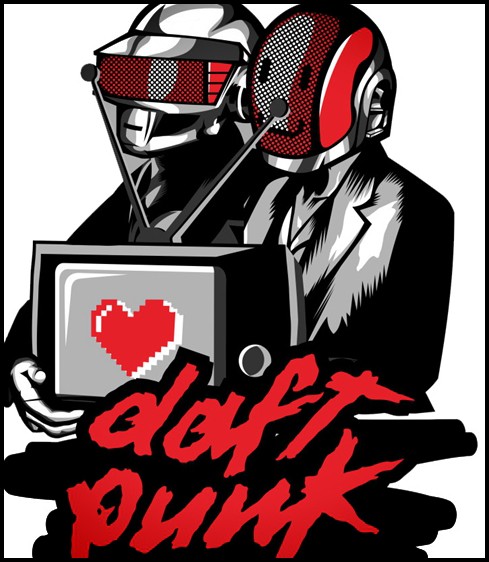 Daft punk 蠢朋克 傻瓜龐克 Bangalter Get Lucky T-Shirt T恤 q - 图2