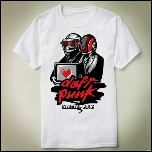 Daft punk 蠢朋克 傻瓜龐克 Bangalter Get Lucky T-Shirt T恤 q - 图1