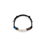 Xpx Zhou Baihao Metal & Glass Multi Beads Браслет металлический металл плохой браслет плохой