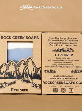 Rock Creek Soaps-探索者 Explorer 清洁保湿男女香皂沐浴皂 118g