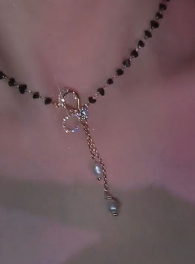 蝴蝶结项链2024年新款潮