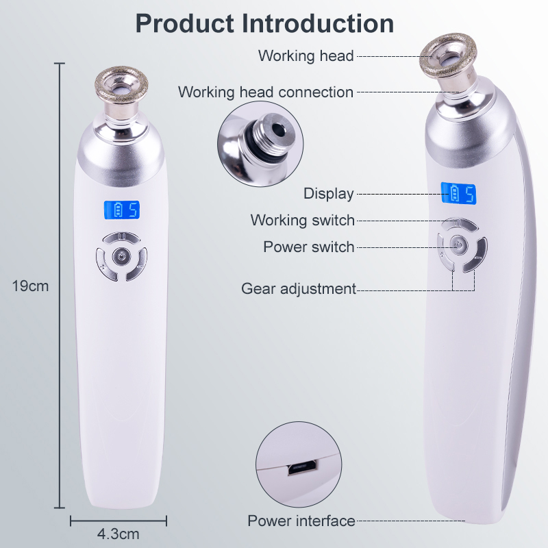 Diamond Microcrystal Skin Machine Blackhead Removal - 图0