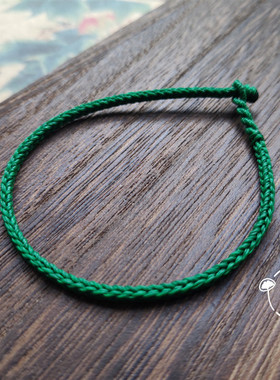 鱼小丸手作南美蜡线手工编织手绳亲子情侣平安绳定制本命年