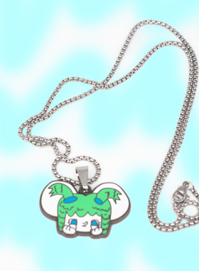 曼斯特物种大头象吊坠潮流牌项链