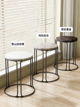 Home Stool Living Room Round Stool Modern Minima Dining Table And Chairs Stackable Thickened Table Spare Stool Nordic Makeup Stool