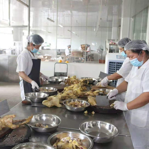 老芬香湖南东安醋鸡400g礼盒装 永州特产送礼一次买2盒送配手提袋 - 图1