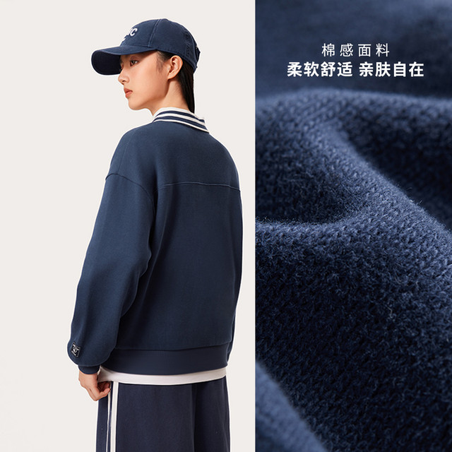 Li Ning sweatshirt winter women's sports trend series versatile fashion loose pullover hooded sweatshirt AWDU450-B product