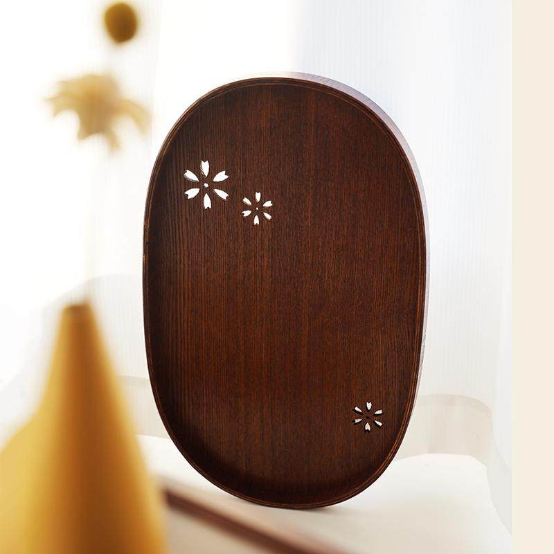 日式商用放茶杯托盘轻奢现代置物盘子家用早餐甜品椭圆盘干泡台,淘宝优惠券,粉丝福利购,淘宝优惠卷