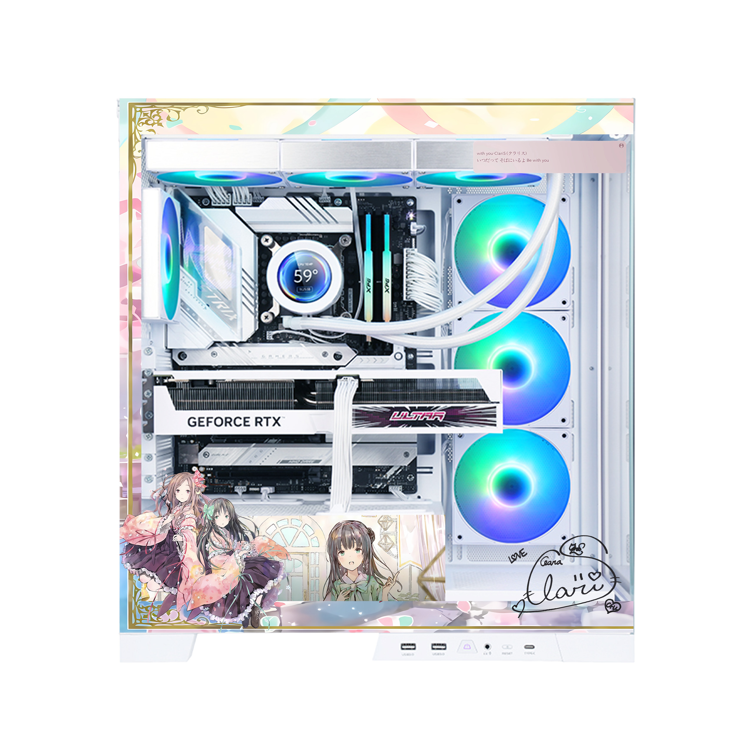 先马新镜界 机箱定制主题UV打印非贴纸 二次元动漫顺丰包邮 - 图3