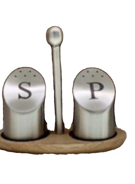 不锈钢餐厅调味瓶玻璃调味罐套装酒店餐具酱醋瓶餐桌酱油瓶调料罐