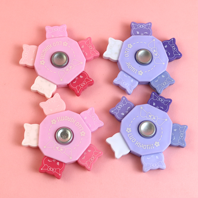 可拆卸 指尖陀螺热可擦橡皮擦摩磨乐摩易可擦笔橡皮可爱小马橡皮 - 图1