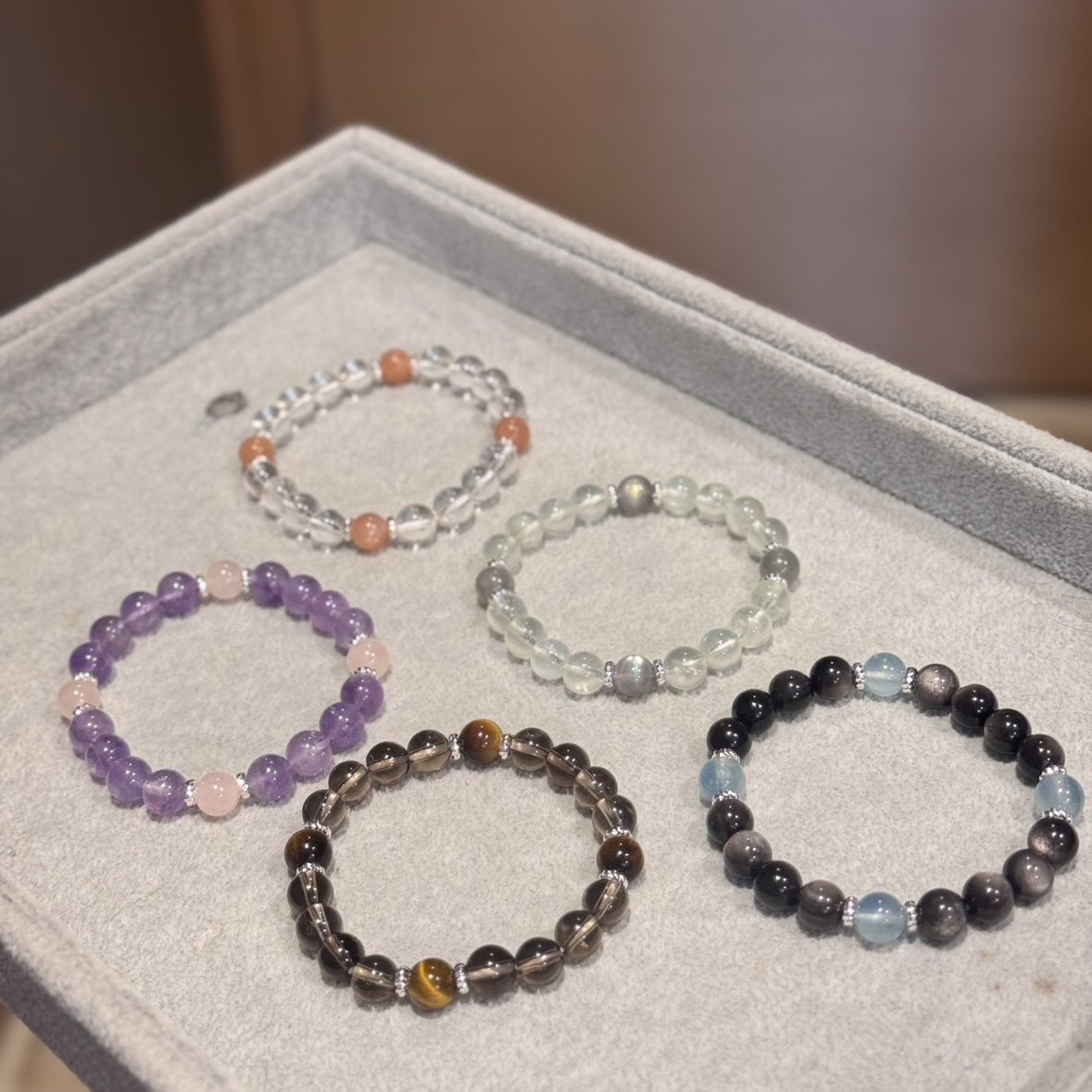 贝奇手作· 金木水火土 喜用神天然水晶手串 好运本命年,淘宝优惠券,粉丝福利购,淘宝优惠卷