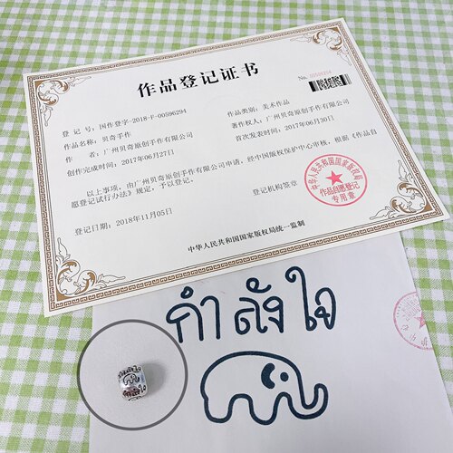 贝奇手作·用笑代替哭声 霉运才能拨正▲原创泰文转运珠项链 - 图1