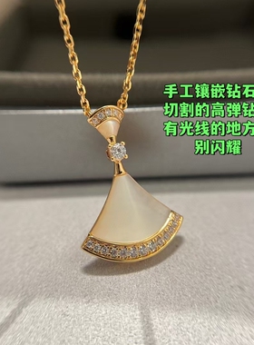 18K包金摆裙小裙子项链女不掉色