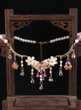 古风手工宋制坦领短璎珞项链