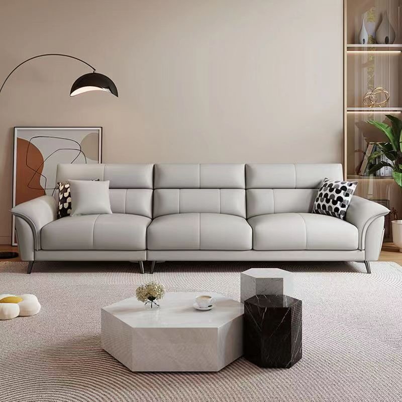 2024新款科技布沙发客厅轻奢现代简约直排型网红布艺小户型沙发
