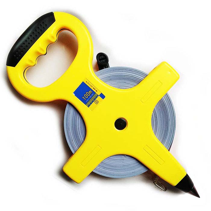 长卷尺30米50米100米加厚钢卷尺收方精准皮尺米尺工程测量工具 - 图3