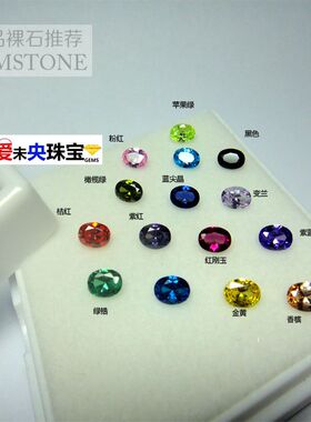 diy蛋形裸石镶嵌紫色戒面