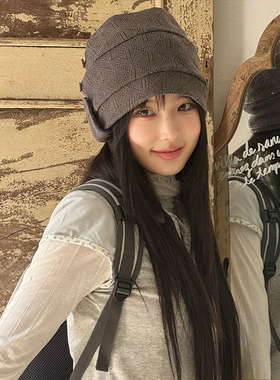 玛诗杜菱格针织女包头帽显脸小
